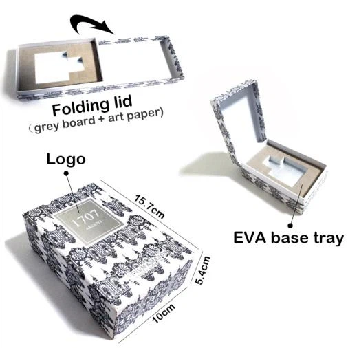 Custom flip-top Perfume Box-details Custom flip-top Perfume Box-details